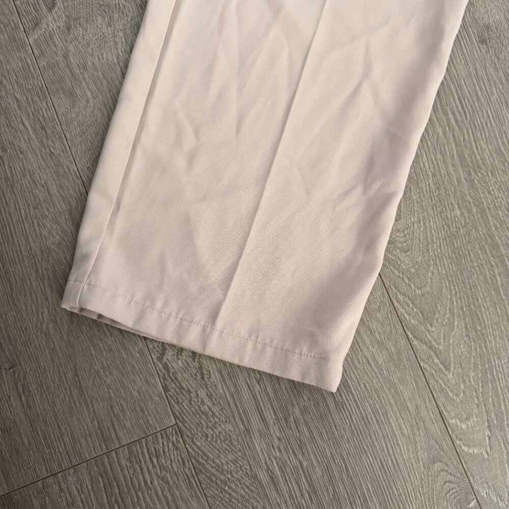 Dazy Tan Stretch High Waist Pleated Pants | Size L | Wide Leg - Picture 3 of 5